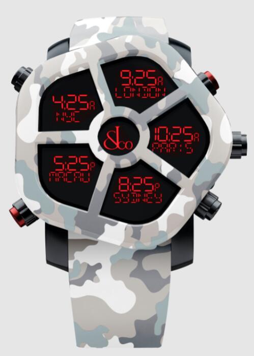 Jacob & Co. GHOST CARBON CAMOUFLAGE GREY Watch Replica GH100.11.NS.PC.ANS4D Jacob and Co Watch Price